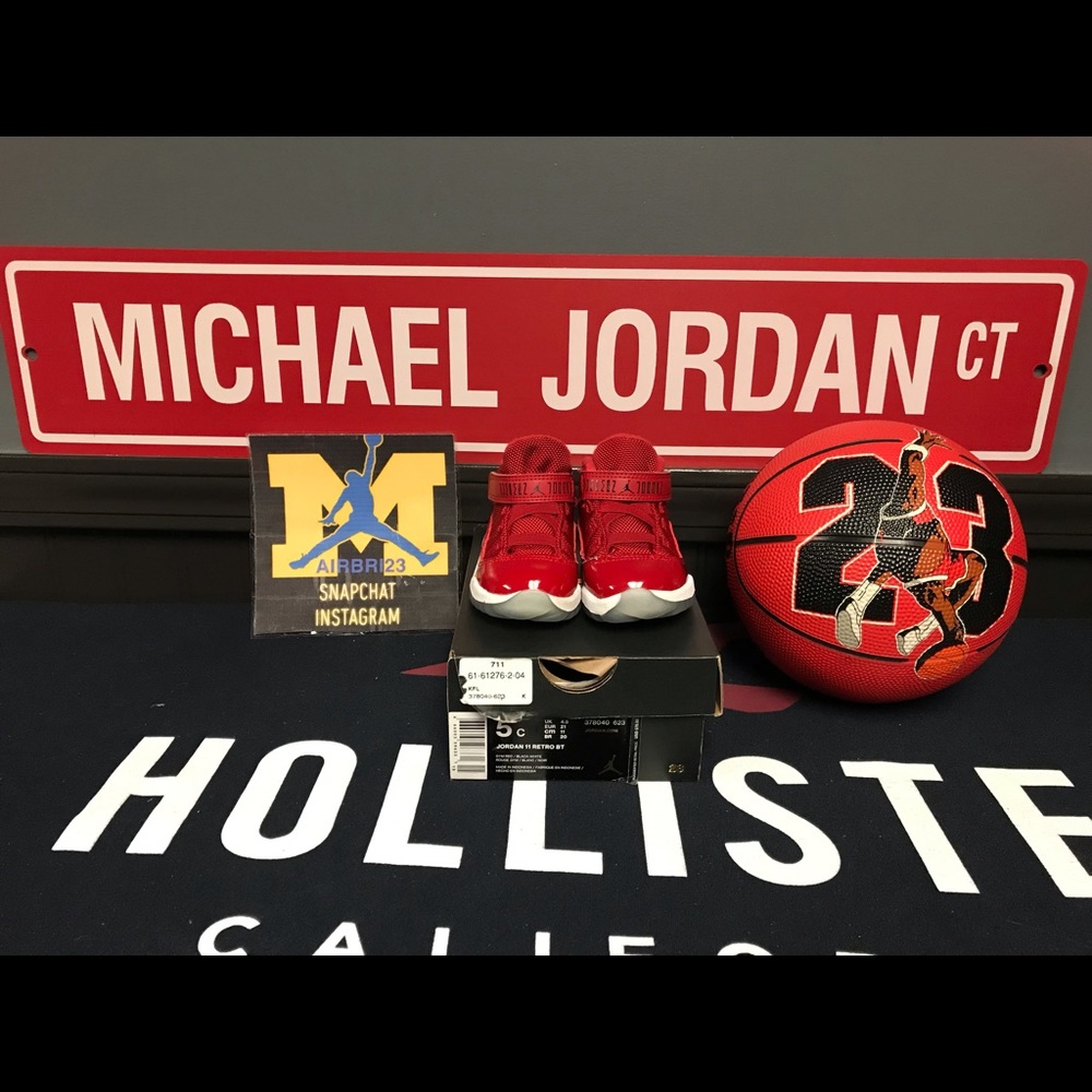 Nike Air Jordan Retro 11 BT Sz: 5c 378040 623